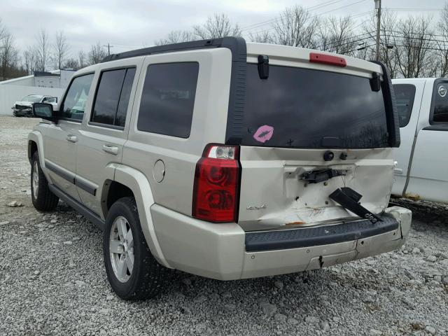 1J8HG48K57C606648 - 2007 JEEP COMMANDER ოქროსფერი ფოტო 3