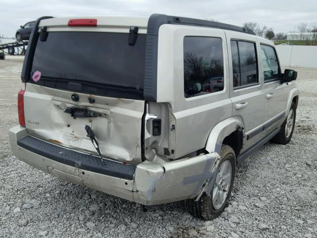 1J8HG48K57C606648 - 2007 JEEP COMMANDER ოქროსფერი ფოტო 4