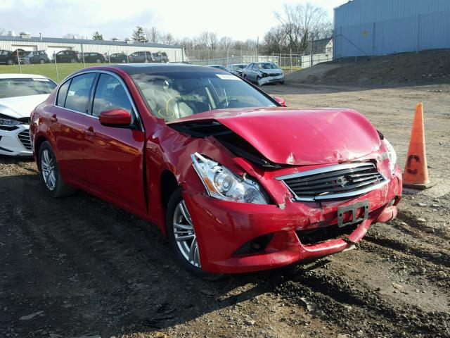 JN1CV6AR2AM461566 - 2010 INFINITI G37 RED photo 1