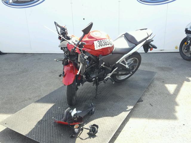 MLHMC411XB5003188 - 2011 HONDA CBR250 R RED photo 2