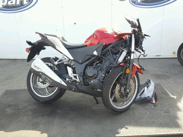 MLHMC411XB5003188 - 2011 HONDA CBR250 R RED photo 9