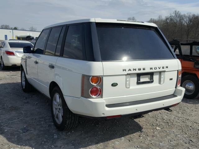 SALME11404A164366 - 2004 LAND ROVER RANGE ROVE WHITE photo 3