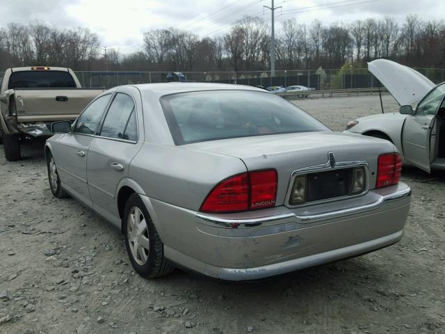 1LNHM86S72Y681031 - 2002 LINCOLN LS Gümüş foto 3