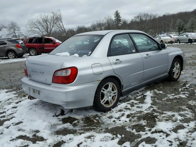 JF1GD29642G520983 - 2002 SUBARU IMPREZA WR SILVER photo 4