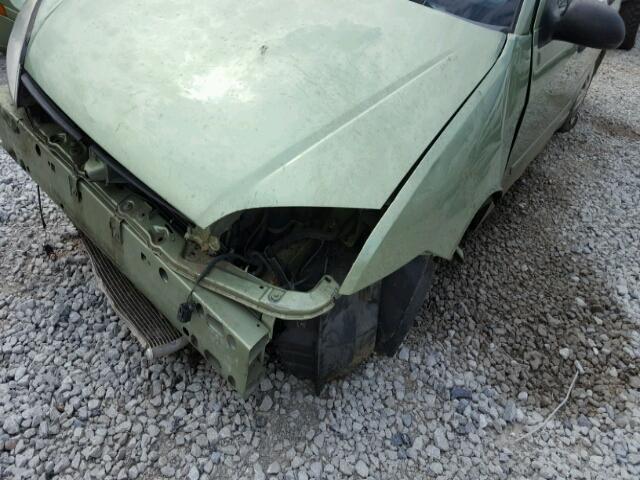 1FAFP34N67W258856 - 2007 FORD FOCUS GREEN photo 9