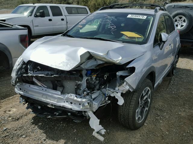 JF2GPALC7H8266832 - 2017 SUBARU CROSSTREK SILVER photo 2