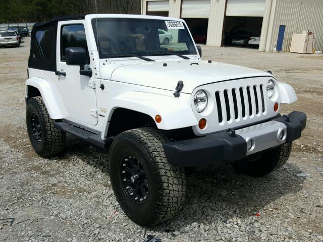 1C4AJWBG5FL525948 - 2015 JEEP WRANGLER S WHITE photo 1