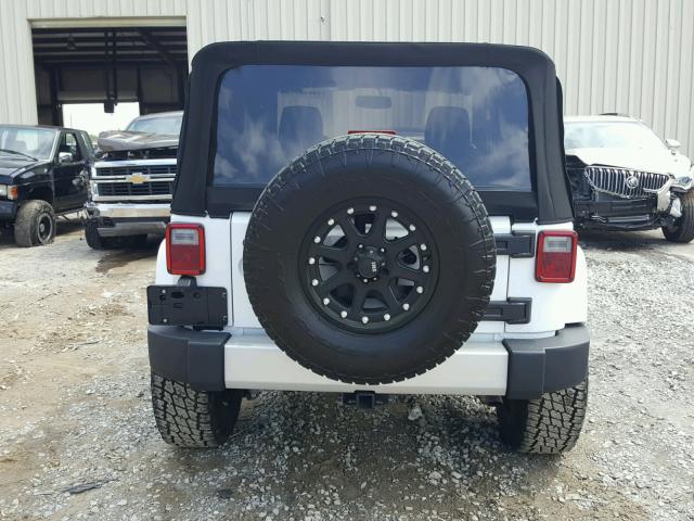 1C4AJWBG5FL525948 - 2015 JEEP WRANGLER S 白色 照片 10