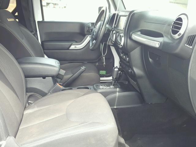 1C4AJWBG5FL525948 - 2015 JEEP WRANGLER S 白色 照片 5