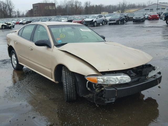 1G3NL52F33C324929 - 2003 OLDSMOBILE ALERO GL GOLD photo 1