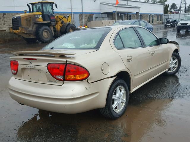 1G3NL52F33C324929 - 2003 OLDSMOBILE ALERO GL GOLD photo 4