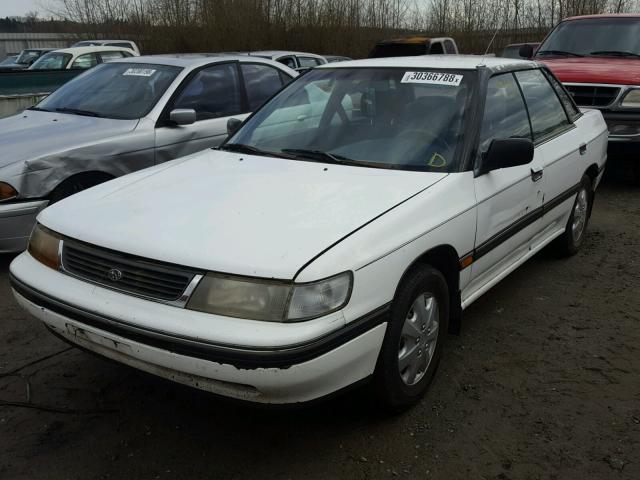 4S3BC632XN7616318 - 1992 SUBARU LEGACY L A WHITE photo 2