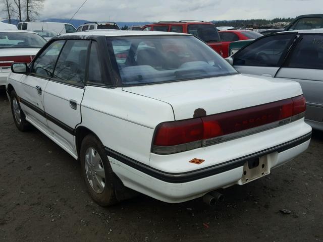 4S3BC632XN7616318 - 1992 SUBARU LEGACY L A WHITE photo 3