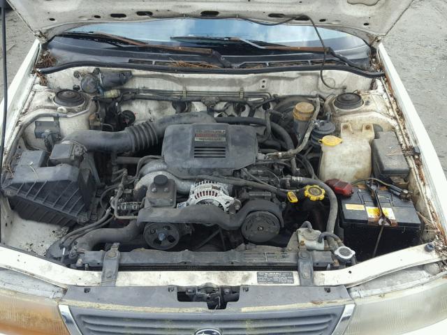 4S3BC632XN7616318 - 1992 SUBARU LEGACY L A WHITE photo 7