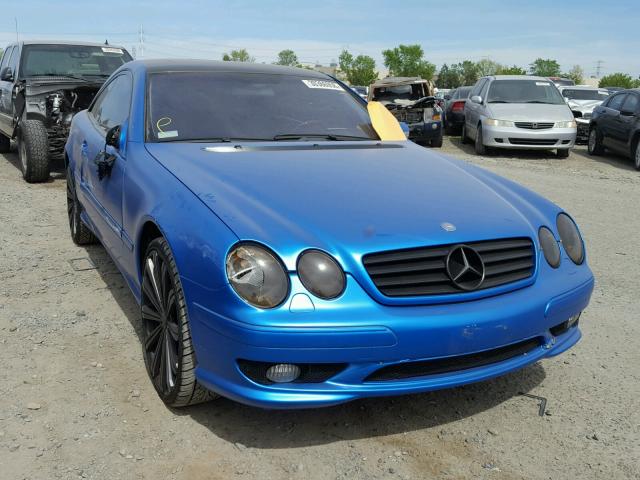 WDBPJ75J92A028896 - 2002 MERCEDES-BENZ CL 500 BLUE photo 1