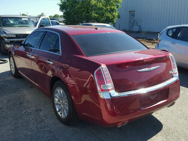 2C3CCAET8DH577619 - 2013 CHRYSLER 300C MAROON photo 3