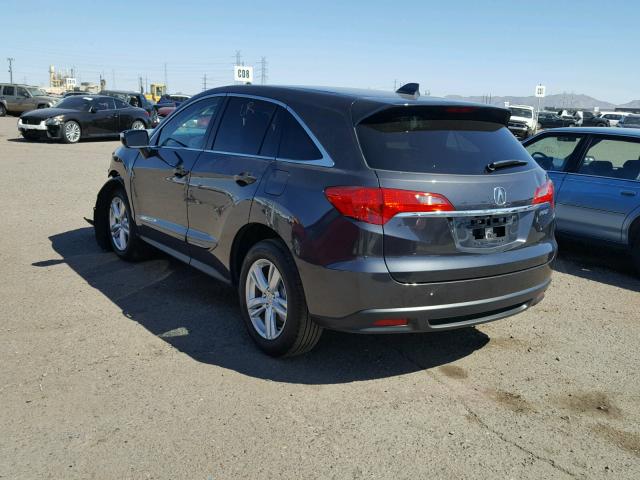 5J8TB3H39EL012940 - 2014 ACURA RDX BASE GRAY photo 3