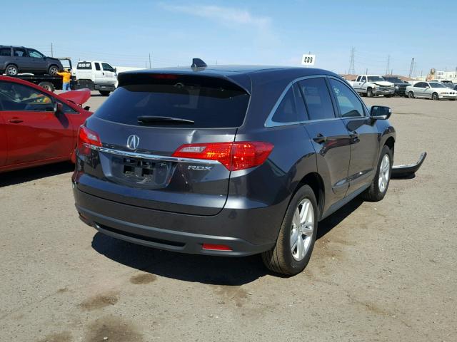 5J8TB3H39EL012940 - 2014 ACURA RDX BASE GRAY photo 4