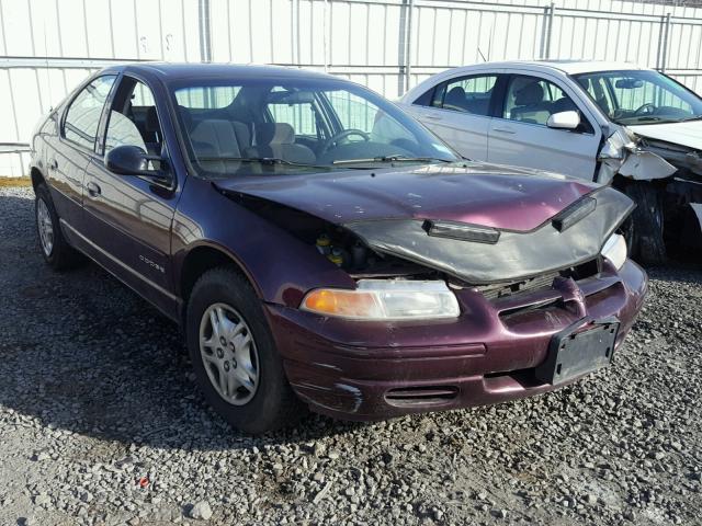 1B3EJ46X9YN150512 - 2000 DODGE STRATUS SE MAROON photo 1