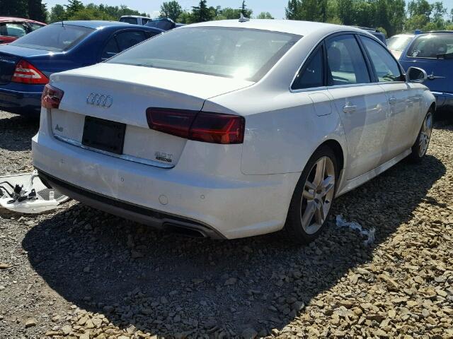 WAUGFAFC1GN105774 - 2016 AUDI A6 PREMIUM WHITE photo 4