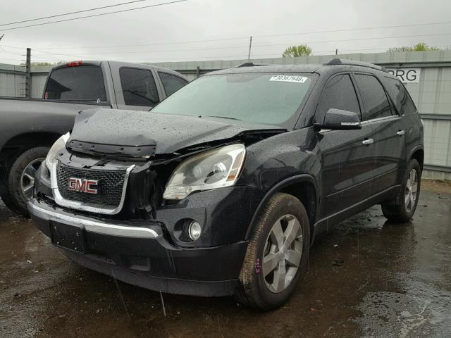 1GKKVRED8BJ397632 - 2011 GMC ACADIA SLT შავი ფოტო 2