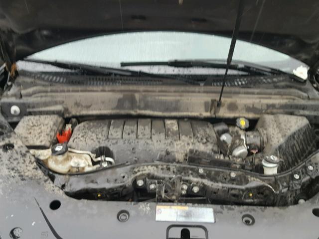 1GKKVRED8BJ397632 - 2011 GMC ACADIA SLT შავი ფოტო 7