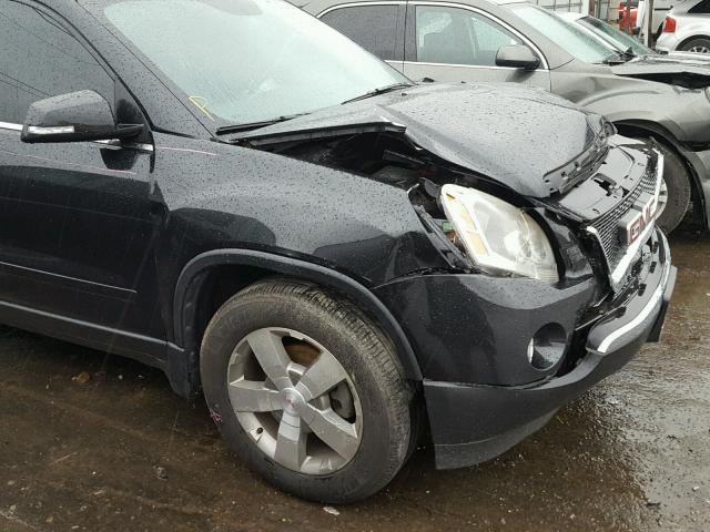 1GKKVRED8BJ397632 - 2011 GMC ACADIA SLT შავი ფოტო 9