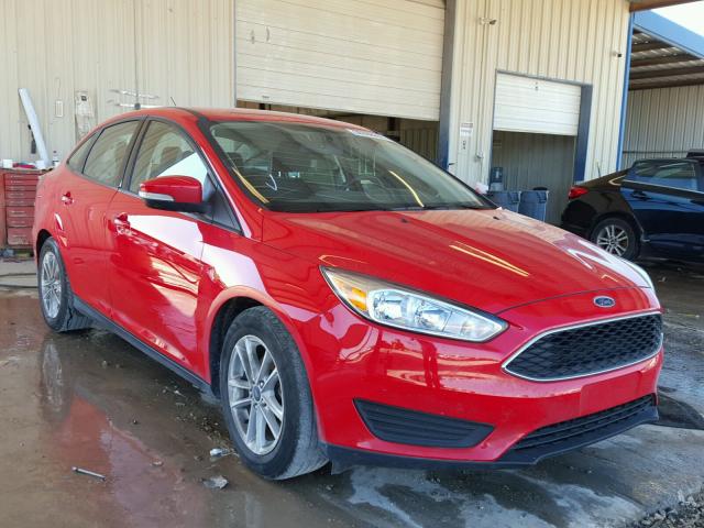 1FADP3F27HL225877 - 2017 FORD FOCUS SE RED photo 1