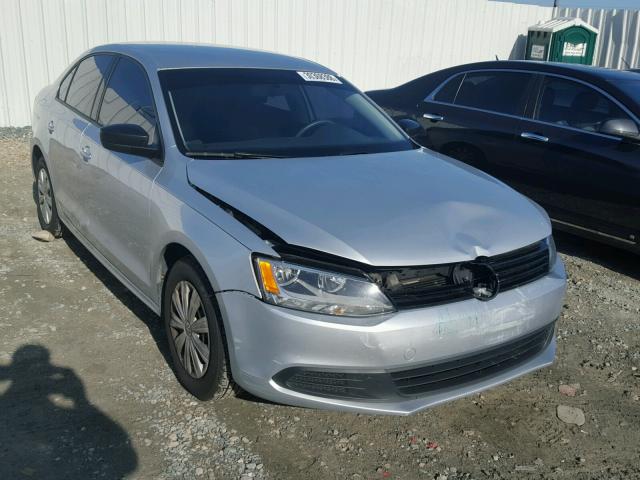 3VW1K7AJXEM333726 - 2014 VOLKSWAGEN JETTA BASE 银色 照片 1