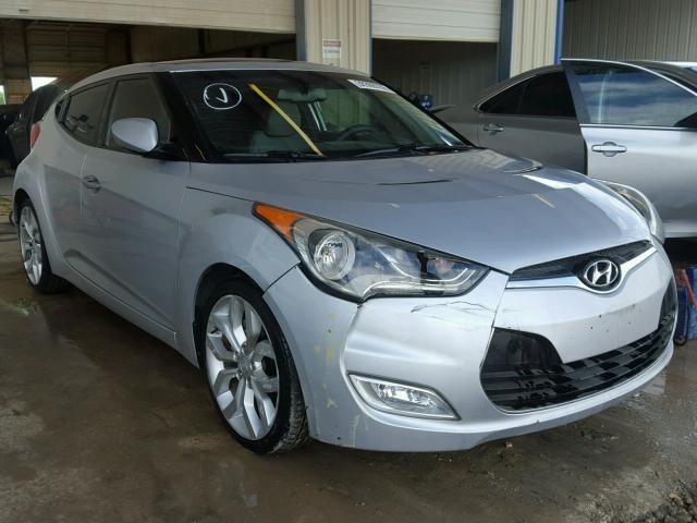 KMHTC6AD6CU068045 - 2012 HYUNDAI VELOSTER B SILVER photo 1