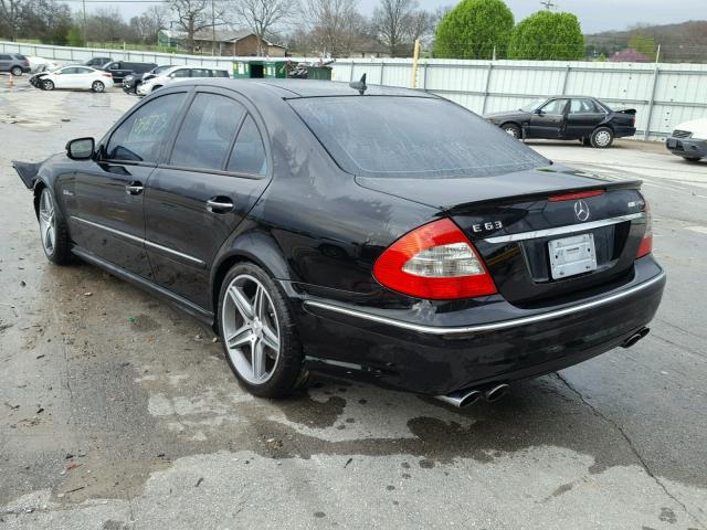 WDBUF77X67B136254 - 2007 MERCEDES-BENZ E 63 AMG BLACK photo 3