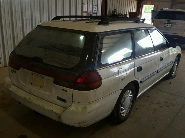 4S3BK4257T7308569 - 1996 SUBARU LEGACY BRI WHITE photo 4