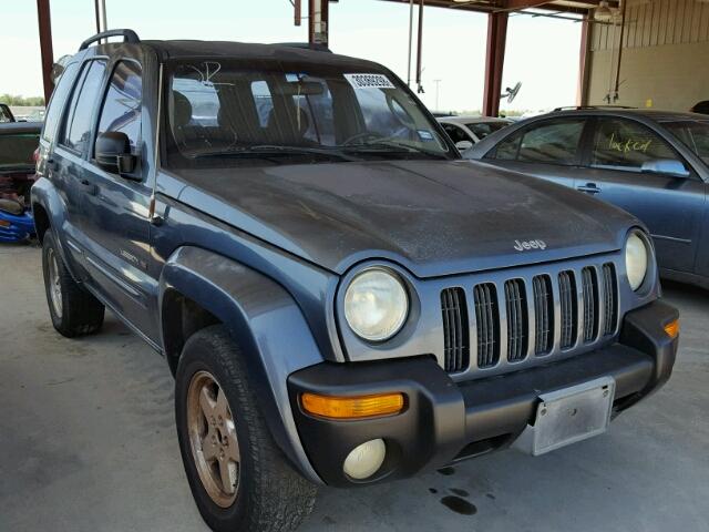 1J4GK58K92W254005 - 2002 JEEP LIBERTY LI BLUE photo 1