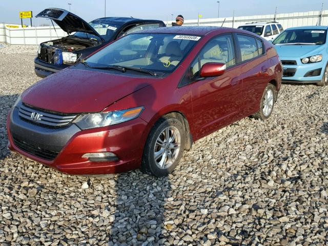 JHMZE2H76AS026385 - 2010 HONDA INSIGHT EX BROWN photo 2