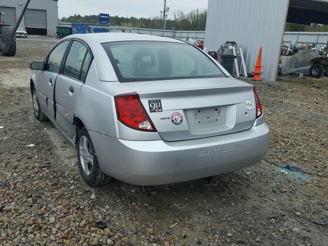 1G8AF52F95Z154379 - 2005 SATURN ION LEVEL SILVER photo 3