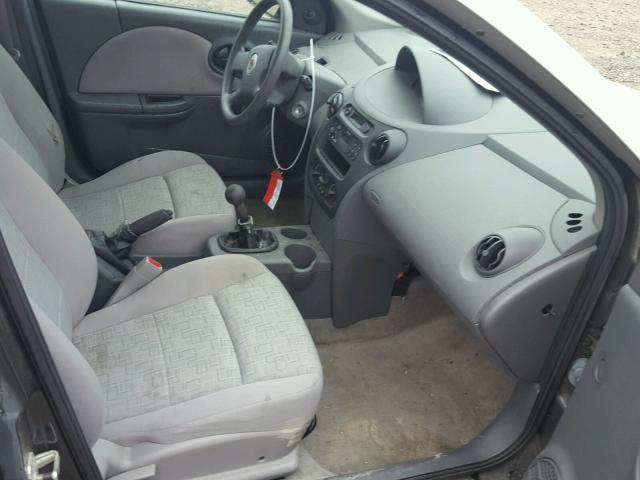 1G8AF52F95Z154379 - 2005 SATURN ION LEVEL SILVER photo 5