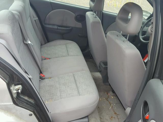 1G8AF52F95Z154379 - 2005 SATURN ION LEVEL SILVER photo 6