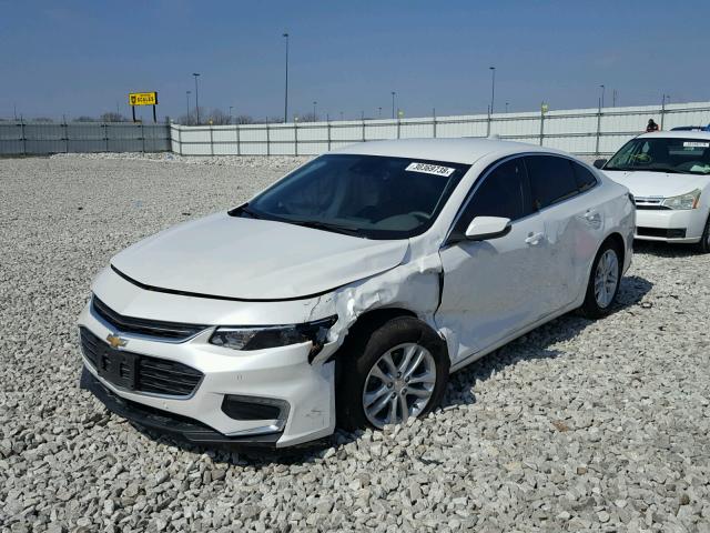 1G1ZJ5SU5GF284047 - 2016 CHEVROLET MALIBU HYB WHITE photo 2