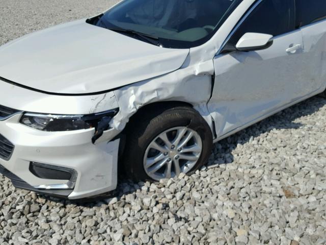 1G1ZJ5SU5GF284047 - 2016 CHEVROLET MALIBU HYB თეთრი ფოტო 9