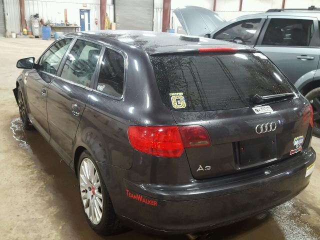 WAUNF78P66A091595 - 2006 AUDI A3 2.0 PRE BLACK photo 3