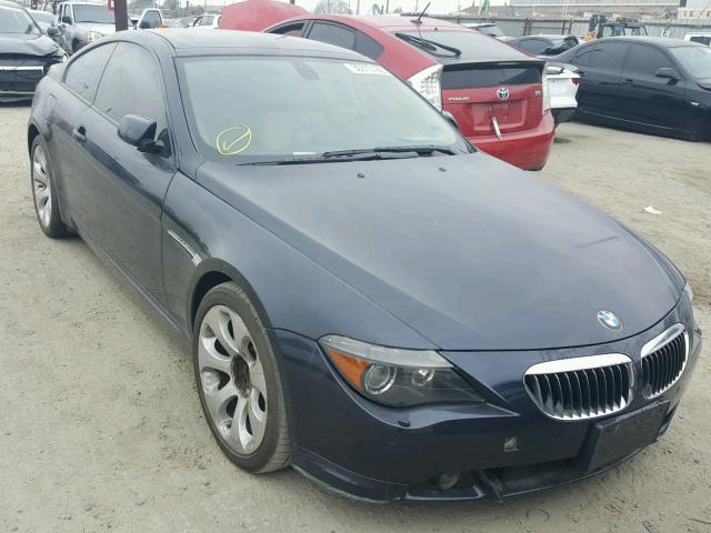 WBAEH13567CR52177 - 2007 BMW 650 I BLUE photo 1