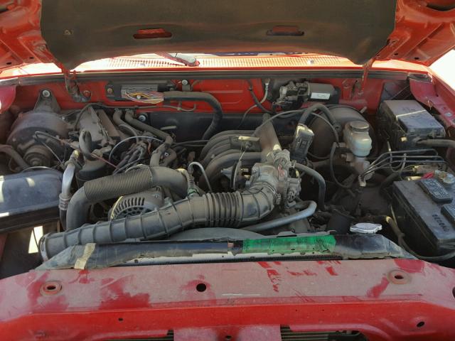 1FTYR44UX5PA94819 - 2005 FORD RANGER SUP RED photo 7