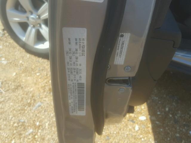 1C4NJCBA1GD621471 - 2016 JEEP COMPASS SP GRAY photo 10