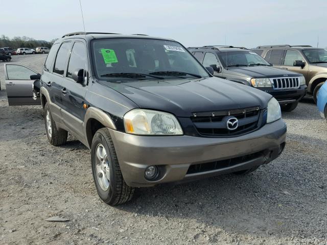 4F2YZ04154KM26689 - 2004 MAZDA TRIBUTE LX BLACK photo 1