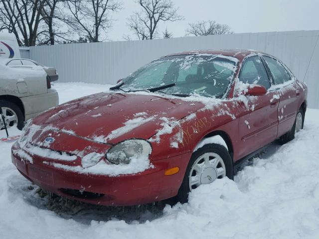 1FALP52U5TG258859 - 1996 FORD TAURUS GL RED photo 2