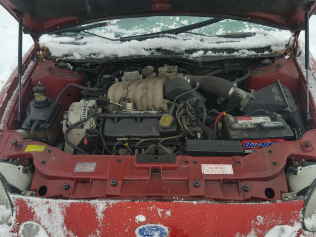 1FALP52U5TG258859 - 1996 FORD TAURUS GL RED photo 7