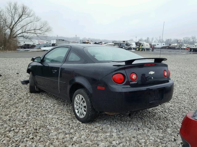 1G1AK12F657620865 - 2005 CHEVROLET COBALT BLACK photo 3