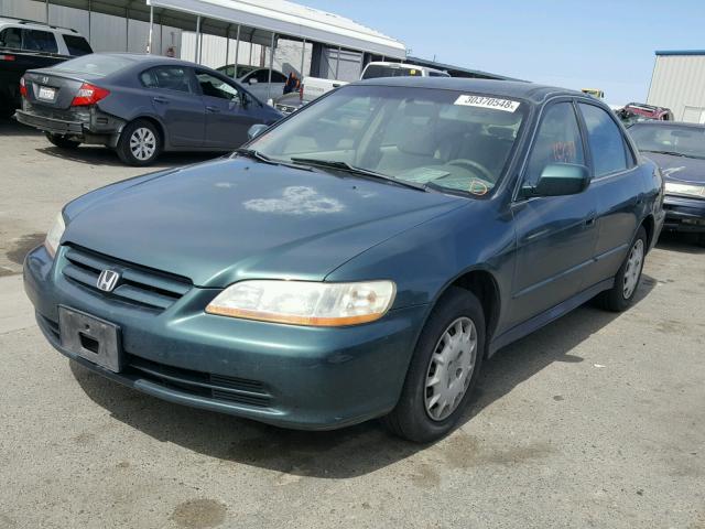 JHMCG66592C003476 - 2002 HONDA ACCORD LX GREEN photo 2