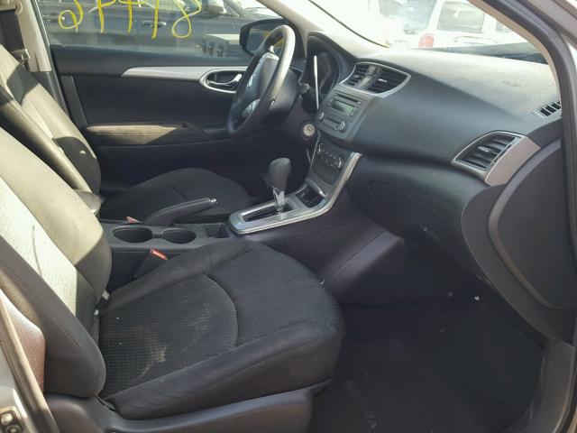 3N1AB7AP0DL618658 - 2013 NISSAN SENTRA S GRAY photo 5