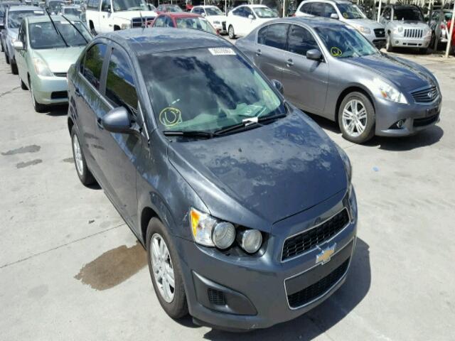 1G1JD5SB9D4209975 - 2013 CHEVROLET SONIC LT CHARCOAL photo 1